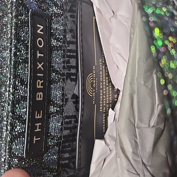 Kurt Geiger London The Mini Fabric Brixton Crystal Lock Bag Kurt Geiger Purse - Picture 15 of 17